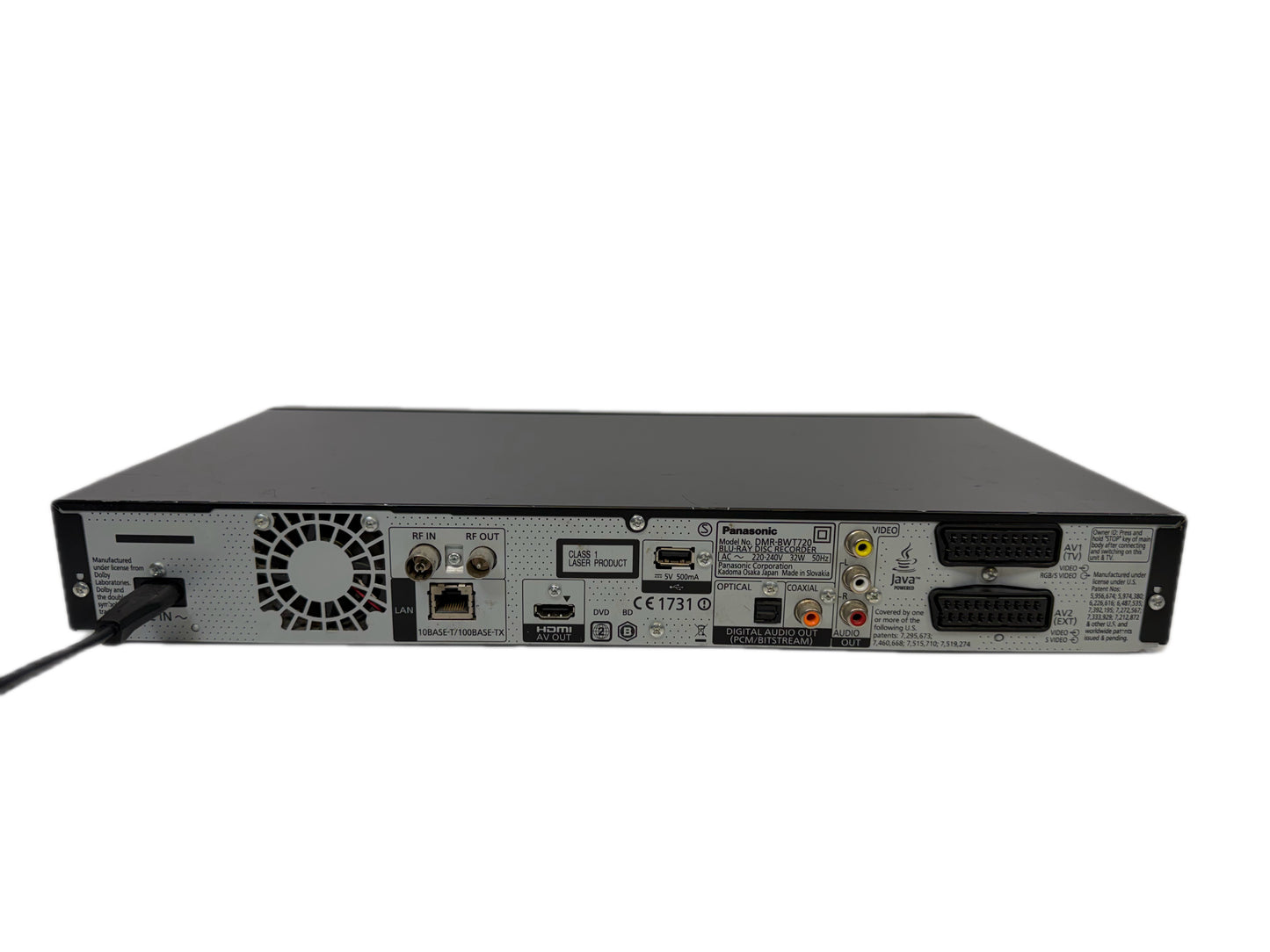 Panasonic DMR-BWT720 Blu-ray Recorder, 1TB HDD.